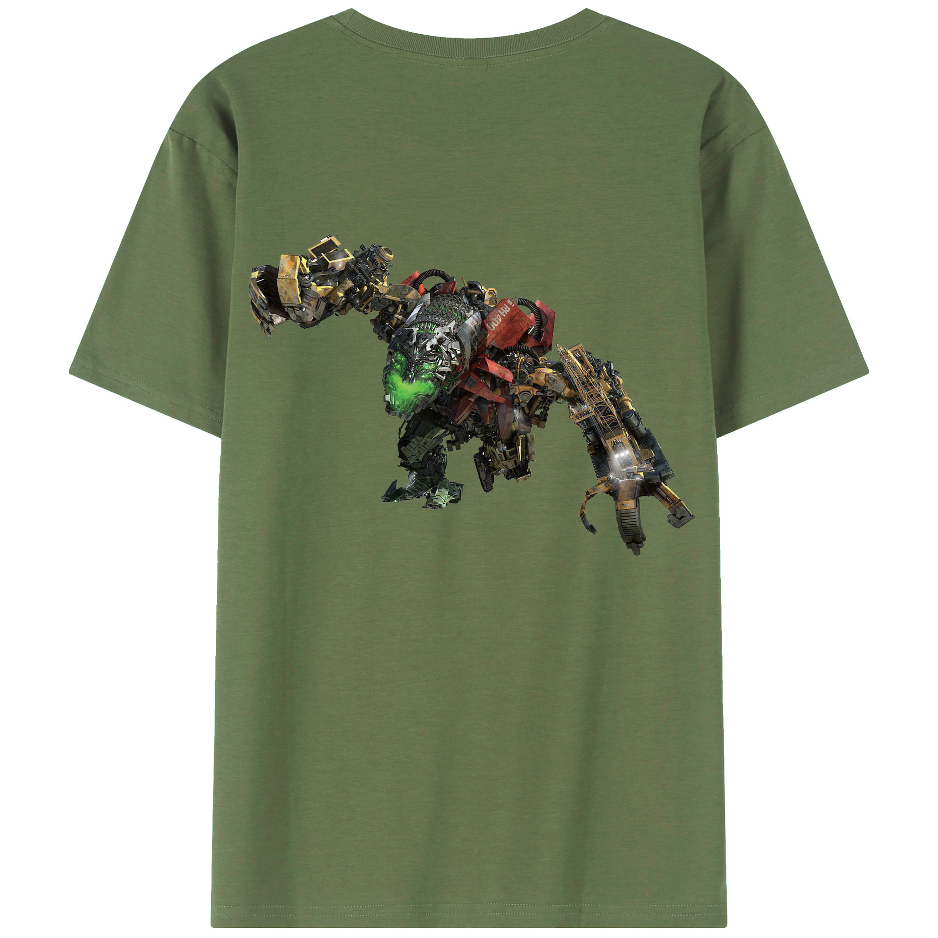 （画像用）  綿100％ メンズ半袖Tシャツ（バックプリント） 通気性